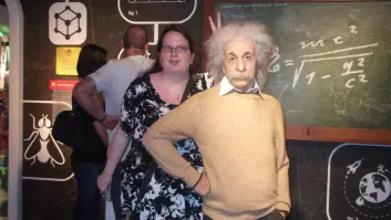 Da zeig ich dem Albert Einstein Häschen- ohren
